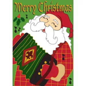 Cajun Santa Garden Flag - Image 1