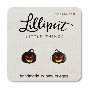 Black Jack Olantern Earrings