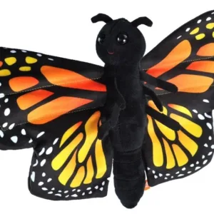Huggers Monarch Butterfly Stuffed Animal 8" - Image 1