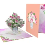 Popup card Roses