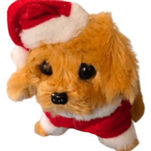 Brown Walking Santa Puppy - Image 1