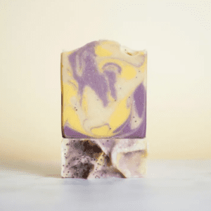 Lavender Lemon Poppy | Exfoliating Goat Milk Soap - Image 1