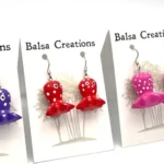Whimsical Octopus Balsa Earrings 2 BAL EAR WOCT