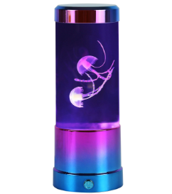 Jelly Fish Lamp with LED lights-mini-Metallic
