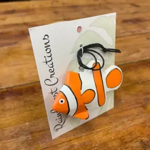 Mini Clownfish Balsa Ornament - Image 1