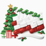 [wpforms id="26660" title="true"] Dimensions: 4 x 0.5 x 4 in (10.2 x 1.3 x 10.2 cm) Celebrate the warmth of family this holiday season with our Bannister with Stockings Family Series Personalized Ornament – 9. Featuring a festive staircase decorated with five personalized stockings, this ornament is the perfect way to showcase each member of your family in a charming holiday design. Crafted with bright holiday colors and cheerful details, each stocking can be customized with a name, making it a meaningful keepsake that reflects your family’s unique holiday traditions. The lightweight, durable design ensures it hangs beautifully on your Christmas tree year after year.