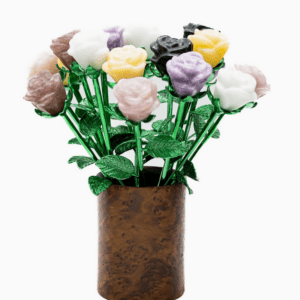 Carved Gemstone Rose