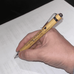 Wooden Scripture Pens