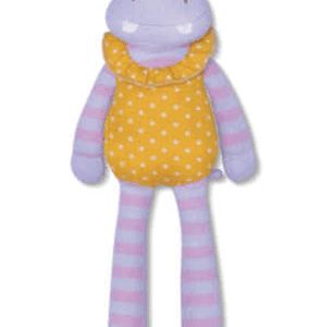 Purple Hippo Organic Cotton Farm Buddies Plush 1 Purple Hippo Organic Cotton Farm Buddies Plush - Image 1
