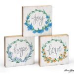 Shelf Sitter Wildflower Wreaths 3 9741122