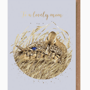 Lovely Mum (Gold Foiled) Card - Image 1