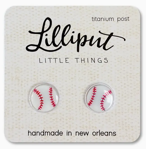 Baseball Earring