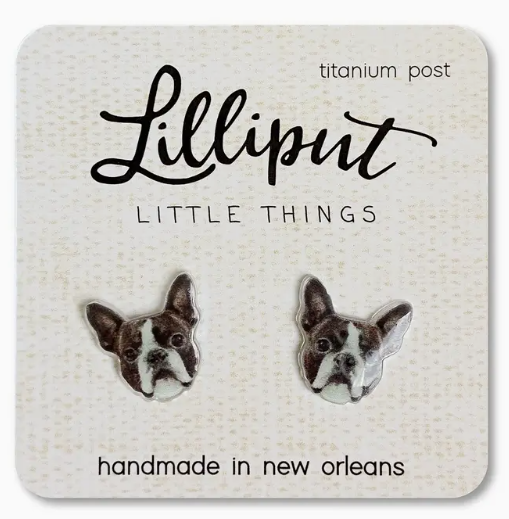 Boston Terrier Earrings