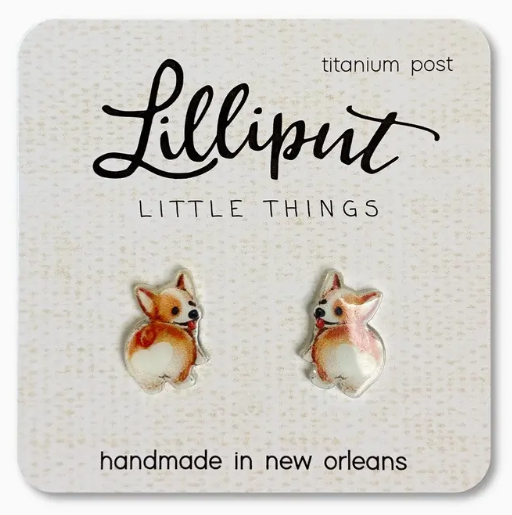 Corgi Butt Earrings