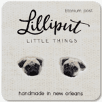 Pug Dog Earrings