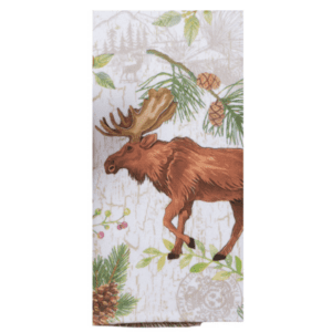 Pinecone Moose Terry Towel - Image 1
