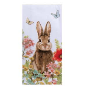 Garden Bunnies Terry Towel - Image 1