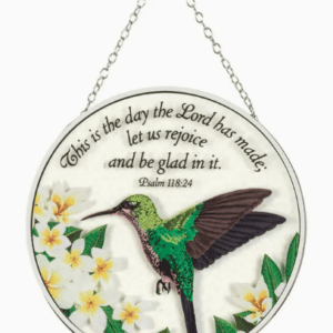 Suncatcher- Hummingbird PSALM 118:24 - Image 1