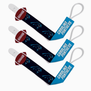 Carolina Panthers - Pacifier Clip 3-Pack - Image 1