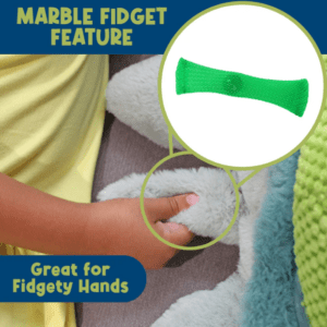 MEAVIA Weighted Sensory Lap Pad Sea Turtle Plush, Stuffed Turtle Toy with Detachable Lap Pillow, FEELix Collection - Image 5