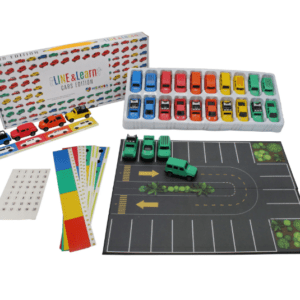 MEAVIA Line Up Toys Car Playset, 32-Piece Line and Learn Toy Vehicle Set - Image 1