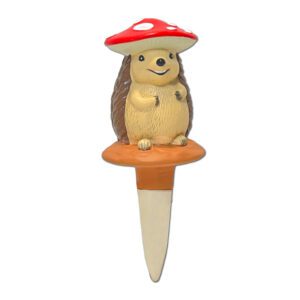 Woodland Critters Watering Spikes - Hedgehog - Image 1
