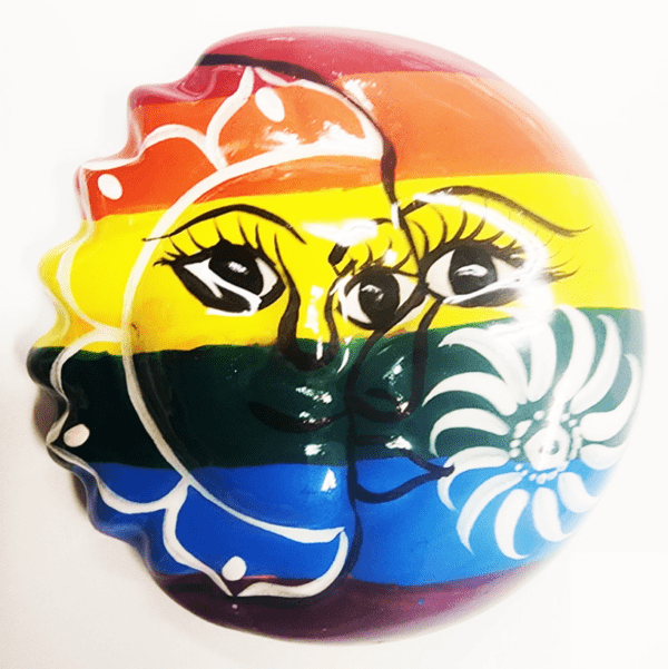 Eclipse Ceramic Art Magnet Native American Artisan Magdalena