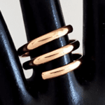 Art Deco Pure Copper Rings