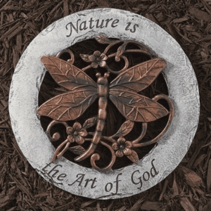 Dragonfly Round Stepping Stone