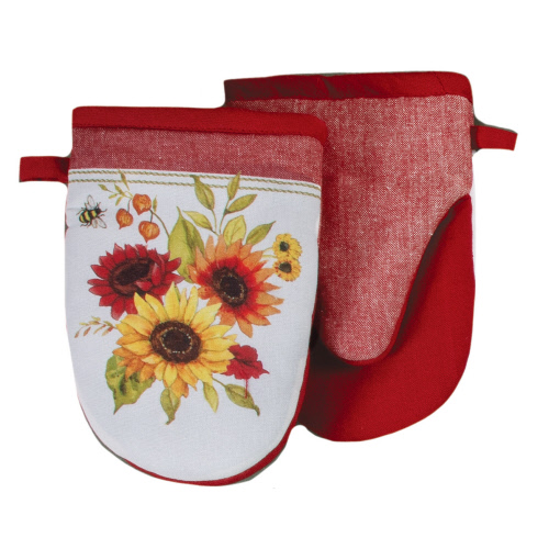 HARVEST SUNFLOWER GRABBER MITT