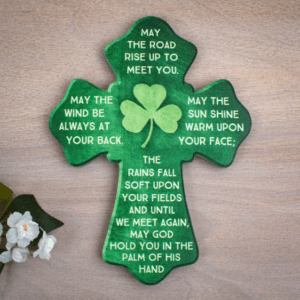 Irish Wooden Cross - Image 1