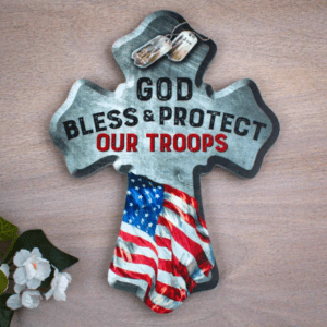 Troops Wooden Cross - Image 1