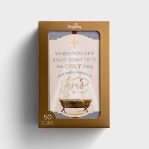The Only Thing That Matters is Jesus - 50 Christmas Boxed Cards - Image 1