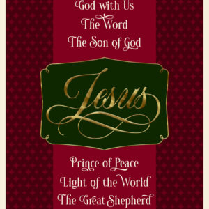 Names of Jesus - 18 Christmas Boxed Cards, KJV - Image 1