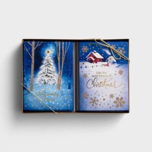DaySpring - Snowy Scenes - Dual Pack - 24 Boxed Cards, NKJV & NIV - Image 1