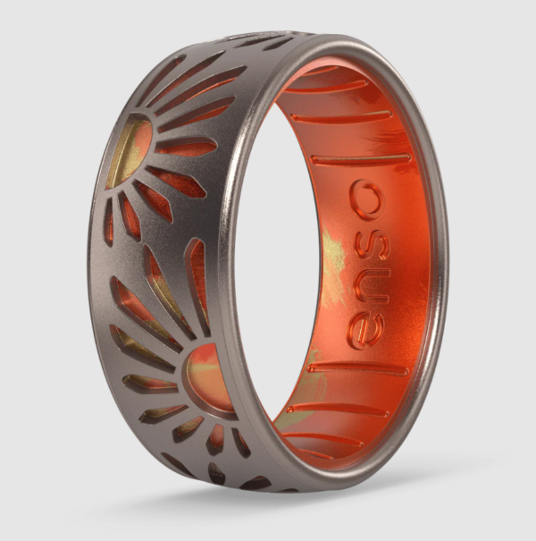 Etched Silicone Ring - Sunshine